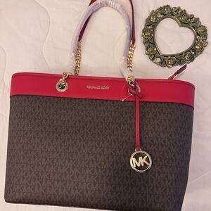 Michael Kors Shania Flame Tote